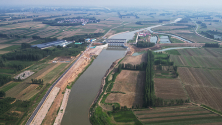Zhengsai درع نهر جيالو Weishi section نهر الحماية